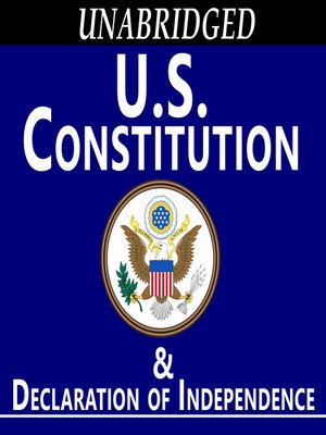 cover image of US Constitution and Declaration of Independence